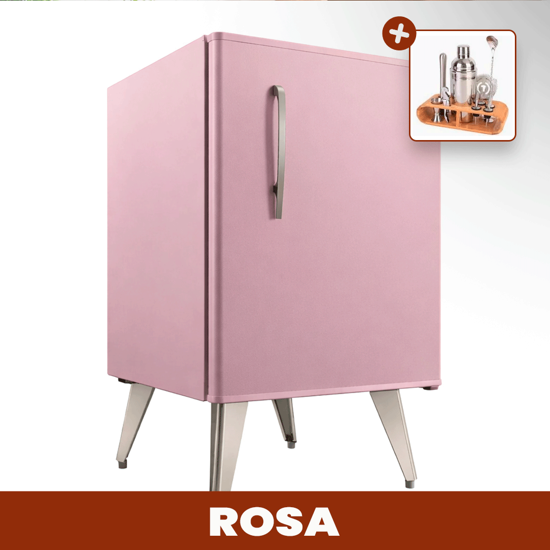 Frigobar Retrô 76 Litros – Diseño Vintage con Estilo y Funcionalidad + REGALO