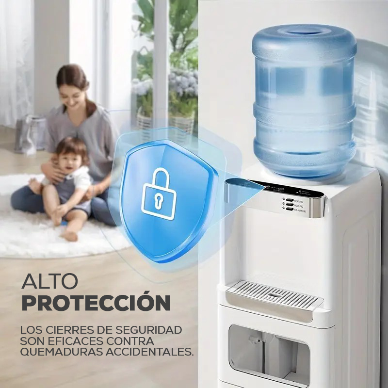 Dispenser FonteViva 3 em 1 + Regallo: Conservadora con Rueditas