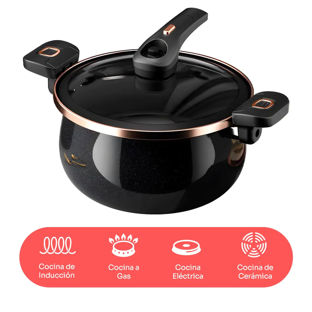 [LLEVATE 2 Y PAGÁ 1] Ollas de Acero Inoxidable Doble Antiexplosión 8 en 1 + Kit de Utensilios | ¡ÚLTIMAS UNIDADES!